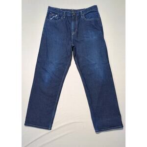 Sean John Jeans Mens 38 Straight Leg Embroidered Vintage Y2K Baggy